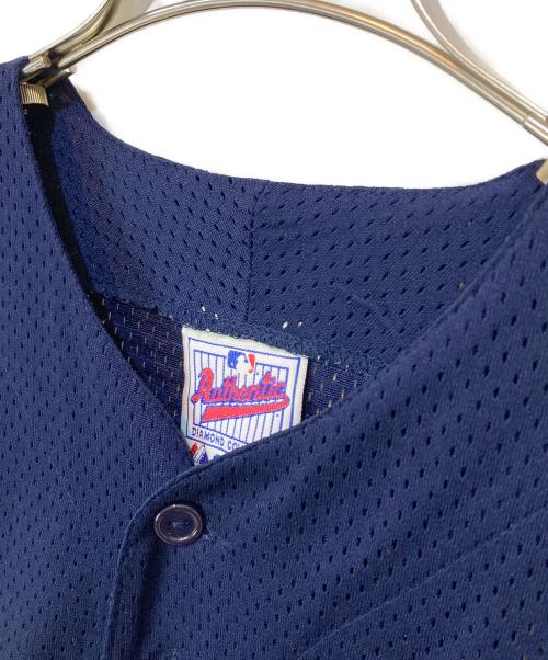 Majestic（マジェスティック）Majestic (マジェスティック) ゲームシャツ ネイビー サイズ:Ⅼの古着・服飾アイテム