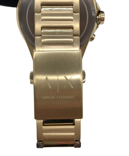 ARMANI EXCHANGE（アルマーニ エクスチェンジ）ARMANI EXCHANGE (アルマーニ エクスチェンジ) クロノグラフ ウォッチ ゴールドの古着・服飾アイテム