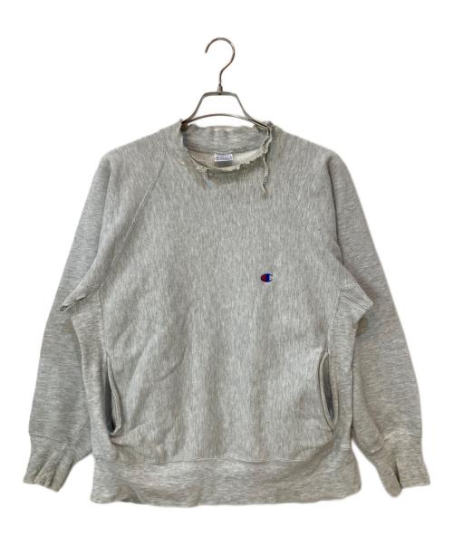 Champion REVERSE WEAVE（チャンピオン リバース ウィーブ）Champion REVERSE WEAVE (チャンピオン リバース ウィーブ) 90s リバースウィーブスウェット グレー サイズ:Lの古着・服飾アイテム