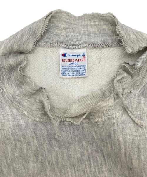 Champion REVERSE WEAVE（チャンピオン リバース ウィーブ）Champion REVERSE WEAVE (チャンピオン リバース ウィーブ) 90s リバースウィーブスウェット グレー サイズ:Lの古着・服飾アイテム