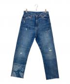 LEVI'S VINTAGE CLOTHING×FRAMeWORKリーバイス ビンテージ クロージング×フレームワーク）の古着「1950s 701 JEANS デニムパンツ」｜インディゴ