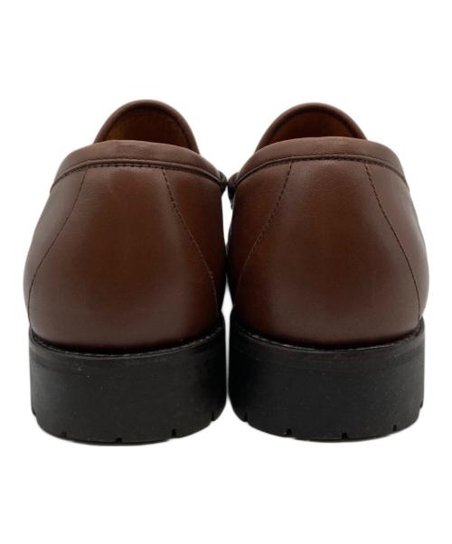 GUCCI（グッチ）GUCCI (グッチ) ビットローファー ブラウン サイズ:40の古着・服飾アイテム