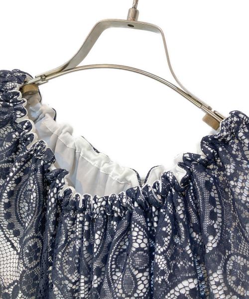 Vivienne Westwood RED LABEL（ヴィヴィアンウエストウッドレッドレーベル）Vivienne Westwood RED LABEL (ヴィヴィアンウエストウッドレッドレーベル) レースワンピース ネイビー サイズ:40の古着・服飾アイテム