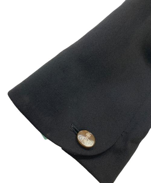 Vivienne Westwood RED LABEL（ヴィヴィアンウエストウッドレッドレーベル）Vivienne Westwood RED LABEL (ヴィヴィアンウエストウッドレッドレーベル) 丸襟3Bジャケット ブラック サイズ:3の古着・服飾アイテム