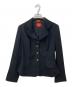 Vivienne Westwood RED LABEL（ヴィヴィアンウエストウッドレッドレーベル）の古着「丸襟3Bジャケット」｜ブラック
