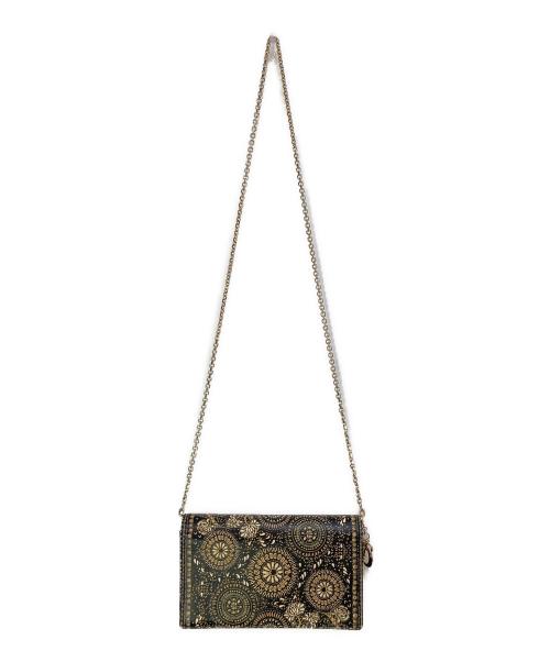 Christian Dior（クリスチャン ディオール）Christian Dior (クリスチャン ディオール) アニマルプリントチェーンショルダーバッグ ブラック サイズ:-の古着・服飾アイテム