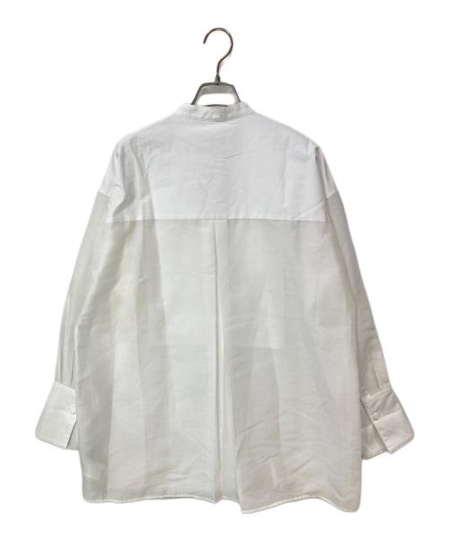 Gypsohila（ジプソフィア）Gypsohila (ジプソフィア) Ribbon Sheer Shirt ホワイト サイズ:Fの古着・服飾アイテム