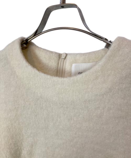 OHGA（オオガ）OHGA (オオガ) スフレウールニットカットソー ホワイト サイズ:Fの古着・服飾アイテム