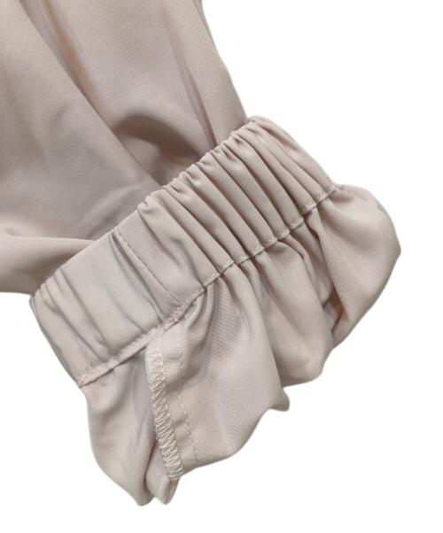 UNMINOU（アンミヌ）UNMINOU (アンミヌ) フリルネックブラウス パープル サイズ:Fの古着・服飾アイテム