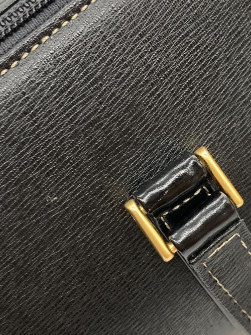 Burberry's（バーバリーズ）Burberry's (バーバリーズ) 裏地ノバチェック ミニボストンバッグ ブラックの古着・服飾アイテム