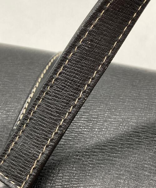 Burberry's（バーバリーズ）Burberry's (バーバリーズ) 裏地ノバチェック ミニボストンバッグ ブラックの古着・服飾アイテム