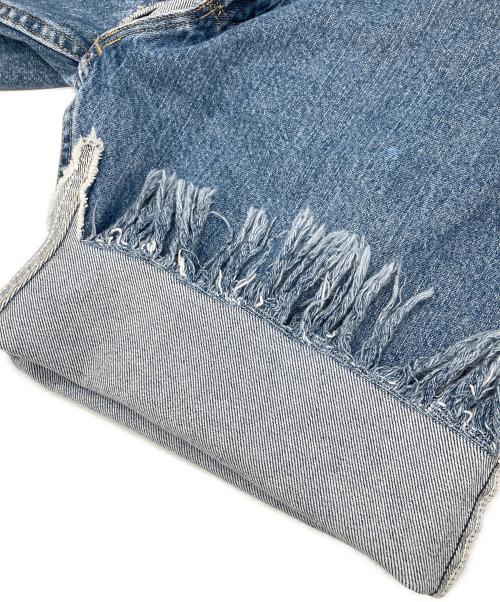 MAISON EUREKA（メゾンエウレカ）MAISON EUREKA (メゾンエウレカ) VINTAGE REWORK BIGGY SHORTS インディゴ サイズ:FREEの古着・服飾アイテム