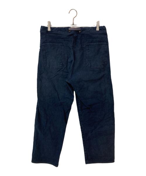 NIGEL CABOURN（ナイジェルケーボン）NIGEL CABOURN (ナイジェルケーボン) HOSPITAL PANT MOLESKIN ネイビー サイズ:76の古着・服飾アイテム