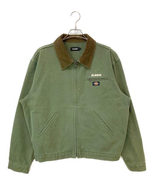 X-LARGE（エクストララージ）X-LARGE (エクストララージ) WORK JACKET グリーン サイズ:Lの古着・服飾アイテム