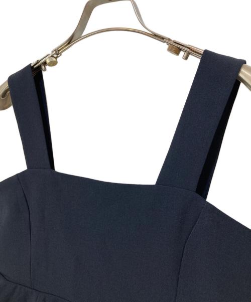 forme（フォルメ）forme (フォルメ) スリーブレスコクーントップス ネイビーの古着・服飾アイテム