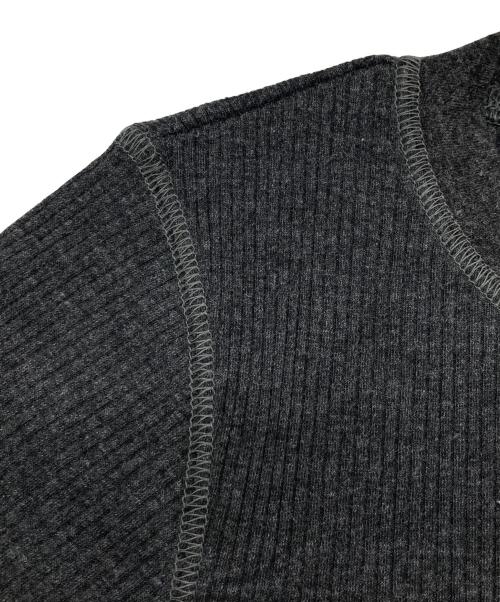 forme（フォルメ）forme (フォルメ) ヘンリーリブカットソー グレー サイズ:Fの古着・服飾アイテム