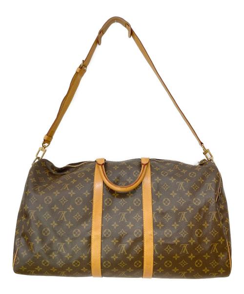 LOUIS VUITTON（ルイ ヴィトン）LOUIS VUITTON (ルイ ヴィトン) キーポル・バンドリエール55 ボストンバッグ ブラウン サイズ:-の古着・服飾アイテム