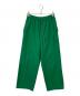 BEARDSLEY（ビアズリー）の古着「裏起毛トラックバギー パンツ」｜グリーン