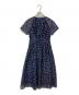 CELFORD (セルフォード) 衿付き小花柄ワンピース ネイビー サイズ:36：7000円