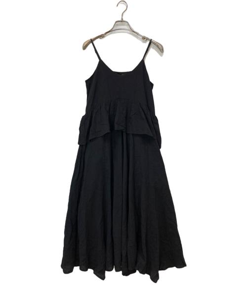 Sea Room lynn（シールームリン）Sea Room lynn (シールームリン) ヘムカットペプラムワンピース ブラック サイズ:Sの古着・服飾アイテム