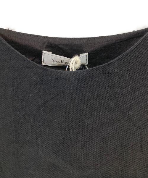 Sea Room lynn（シールームリン）Sea Room lynn (シールームリン) ヘムカットペプラムワンピース ブラック サイズ:Sの古着・服飾アイテム