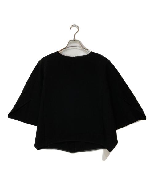 SOEJU（ソージュ）SOEJU (ソージュ) ライトクロスコクーンシルエットブラウス ブラック サイズ:Mの古着・服飾アイテム