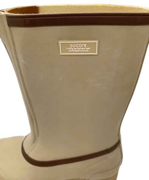 suicoke（スイコック）suicoke (スイコック) ロングブーツ ベージュ サイズ:US7の古着・服飾アイテム