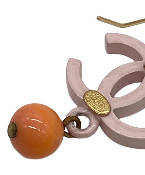 CHANEL（シャネル）CHANEL (シャネル) ココマークピンクボールピアス ピンク サイズ:-の古着・服飾アイテム