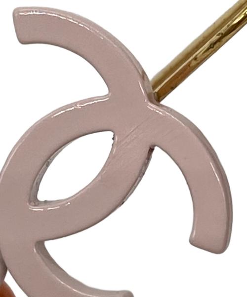 CHANEL（シャネル）CHANEL (シャネル) ココマークピンクボールピアス ピンク サイズ:-の古着・服飾アイテム