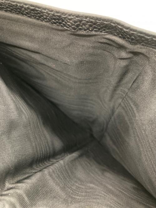 CHANEL（シャネル）CHANEL (シャネル) キャビアスキン デカココマーク 2つ折りがま口財布 ブラック サイズ:-の古着・服飾アイテム