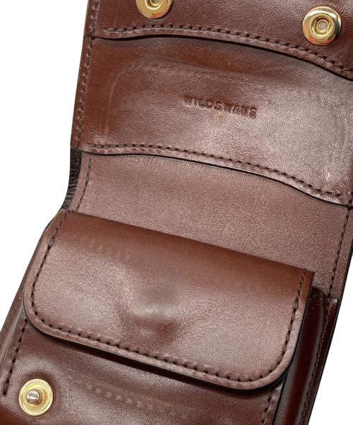 WILDSWANS（ワイルドスワンズ）WILDSWANS (ワイルドスワンズ) CASA 2つ折りレザーウォレット ブラウン サイズ:-の古着・服飾アイテム