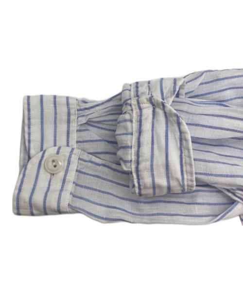 DANTON（ダントン）DANTON (ダントン) 丸襟ポケット付プルオーバーシャツ ブルー サイズ:34の古着・服飾アイテム