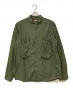 KAPITALキャピタル）の古着「ブロードアノラックシャツ」｜カーキ