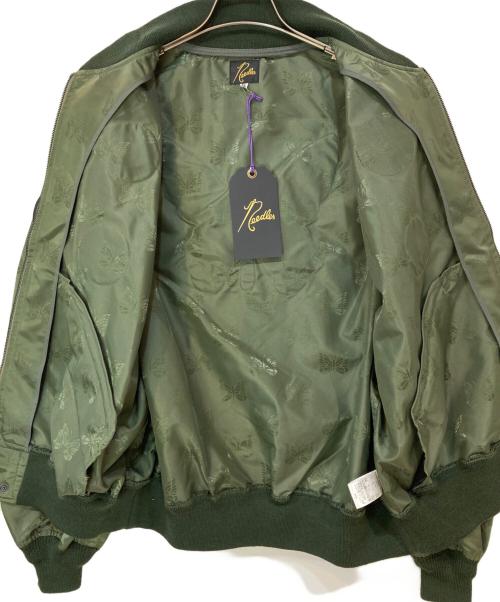 Needles（ニードルズ）Needles (ニードルズ) L2-B Jacket Papillon Jacquard Sateen カーキ サイズ:XLの古着・服飾アイテム