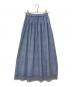 COLLAGE GALLARDAGALANTE（コラージュ ガリャルダガランテ）の古着「レースロングスカート」｜ブルー