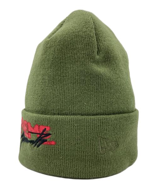 SUPREME（シュプリーム）SUPREME (シュプリーム) YOHJI YAMAMOTO (ヨウジヤマモト) New Era (ニューエラ) 20FW Beanie グリーン サイズ:-の古着・服飾アイテム
