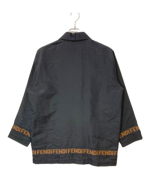 FENDI JEANS（フェンディ ジーンズ）FENDI JEANS (フェンディ ジーンズ) オールド ジップアップジャケット ブラック サイズ:-の古着・服飾アイテム