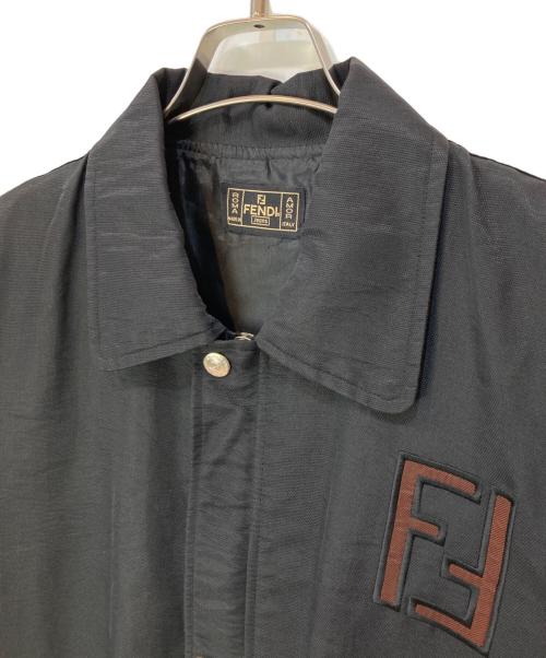 FENDI JEANS（フェンディ ジーンズ）FENDI JEANS (フェンディ ジーンズ) オールド ジップアップジャケット ブラック サイズ:-の古着・服飾アイテム