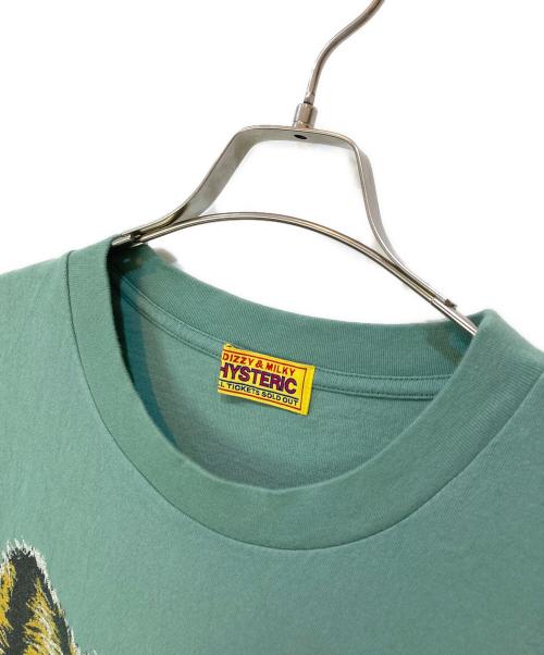 Hysteric Glamour（ヒステリックグラマー）Hysteric Glamour (ヒステリックグラマー) HYSTERIC NOISE オーバーサイズTシャツ グリーン サイズ:FREEの古着・服飾アイテム