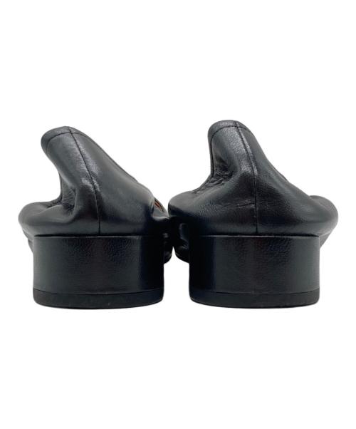 TORY BURCH（トリーバーチ）TORY BURCH (トリーバーチ) ナッパレザーバレエシューズ ブラック サイズ:7Mの古着・服飾アイテム