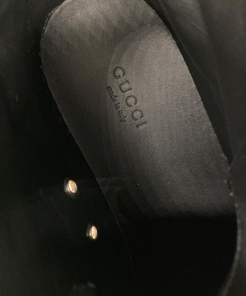 GUCCI（グッチ）GUCCI (グッチ) GGキャンバス ハイカットスニーカー ブラック サイズ:37の古着・服飾アイテム