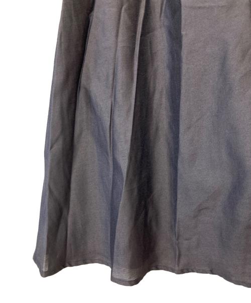 MISCH MASCH（ミッシュマッシュ）MISCH MASCH (ミッシュマッシュ) ダブルフリルシャツワンピース グレー サイズ:Sの古着・服飾アイテム