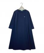 LACOSTEラコステ）の古着「クールマックスミラノリブニットドレス」｜ネイビー