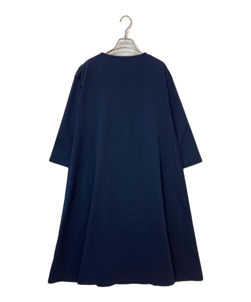 LACOSTE（ラコステ）LACOSTE (ラコステ) クールマックスミラノリブニットドレス ネイビー サイズ:34の古着・服飾アイテム