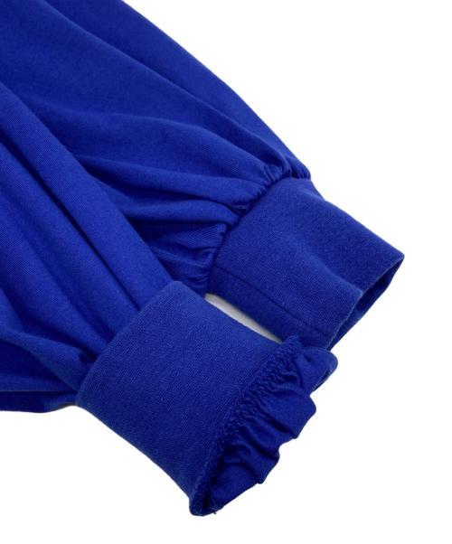 HYKE（ハイク）HYKE (ハイク) ギャザースリーブTシャツ ブルー サイズ:1の古着・服飾アイテム