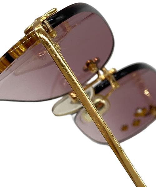 LOUIS VUITTON（ルイ ヴィトン）LOUIS VUITTON (ルイ ヴィトン) デスマヨ・レクタングル サングラス ピンク サイズ:-の古着・服飾アイテム