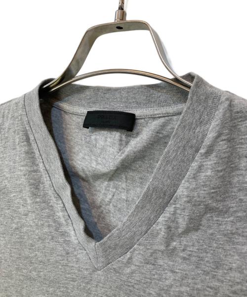 PRADA（プラダ）PRADA (プラダ) Cotton Jersey Tee グレー サイズ:Lの古着・服飾アイテム