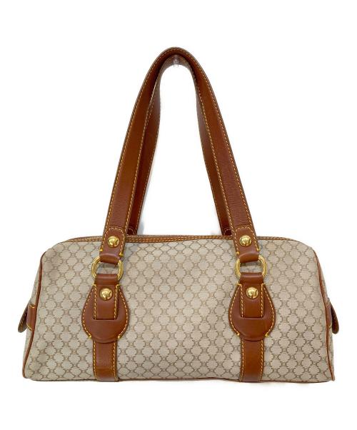 CELINE（セリーヌ）CELINE (セリーヌ) マカダム柄 ミニボストンバッグ ベージュ サイズ:-の古着・服飾アイテム