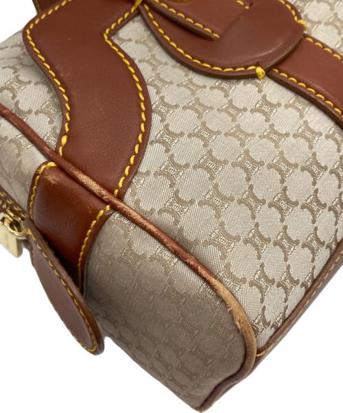 CELINE（セリーヌ）CELINE (セリーヌ) マカダム柄 ミニボストンバッグ ベージュ サイズ:-の古着・服飾アイテム