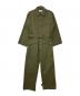 soerte（ソエルテ）の古着「Herringbone Denim jump suit ヘリンボーンデニムジャンプスーツ」｜グリーン
